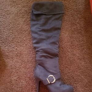 Wild Pair Black Over the Knee Boots